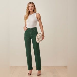 Reformation Cowboy High Rise Straight Jeans